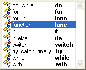 Type-in templates
