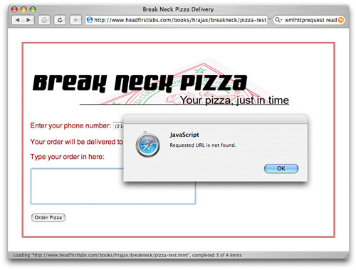 Specific error handling